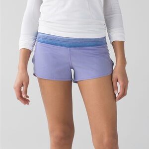 Lululemon Purple Speed Shorts